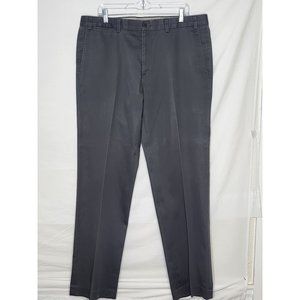 Eddie Bauer Dark‎ Smoke Chinos Wrinkle Free Classic Fit 38X34